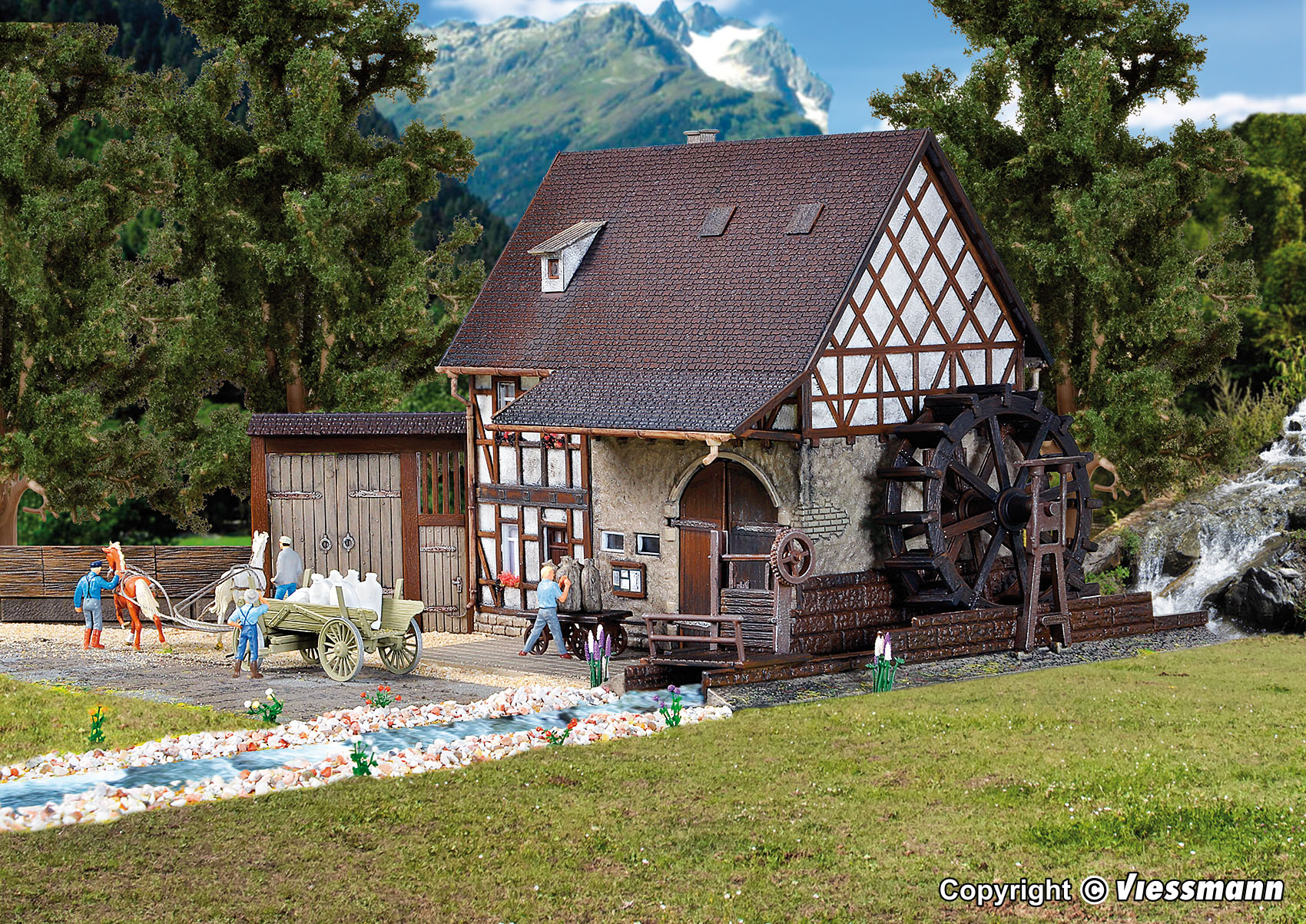 Vollmer 43687 H0 Getreidemühle