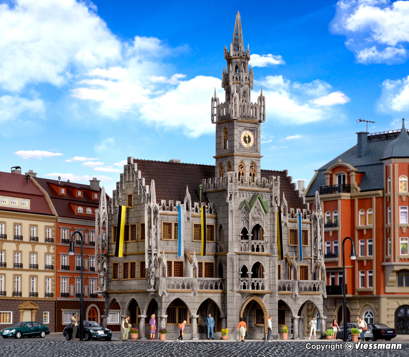 Vollmer 43760 H0 Großstadt-Rathaus, Profess