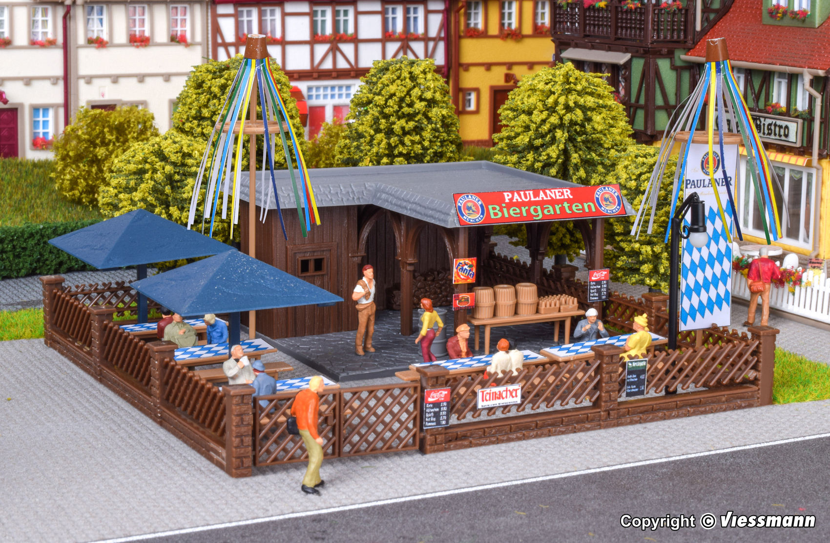 Vollmer 43784 H0 Biergarten mit Zubehör