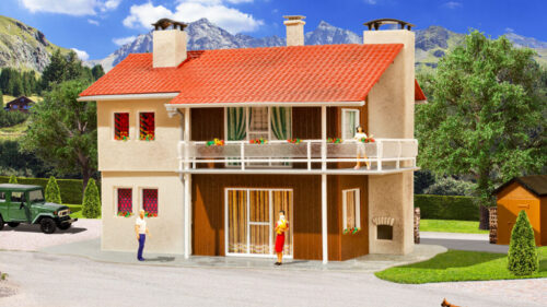 Vollmer 49360 TT Zweifamilienhaus