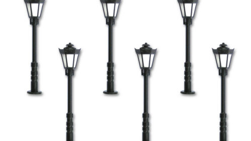 Viessmann 60706 H0 Parklaterne 5+1, LED warmw