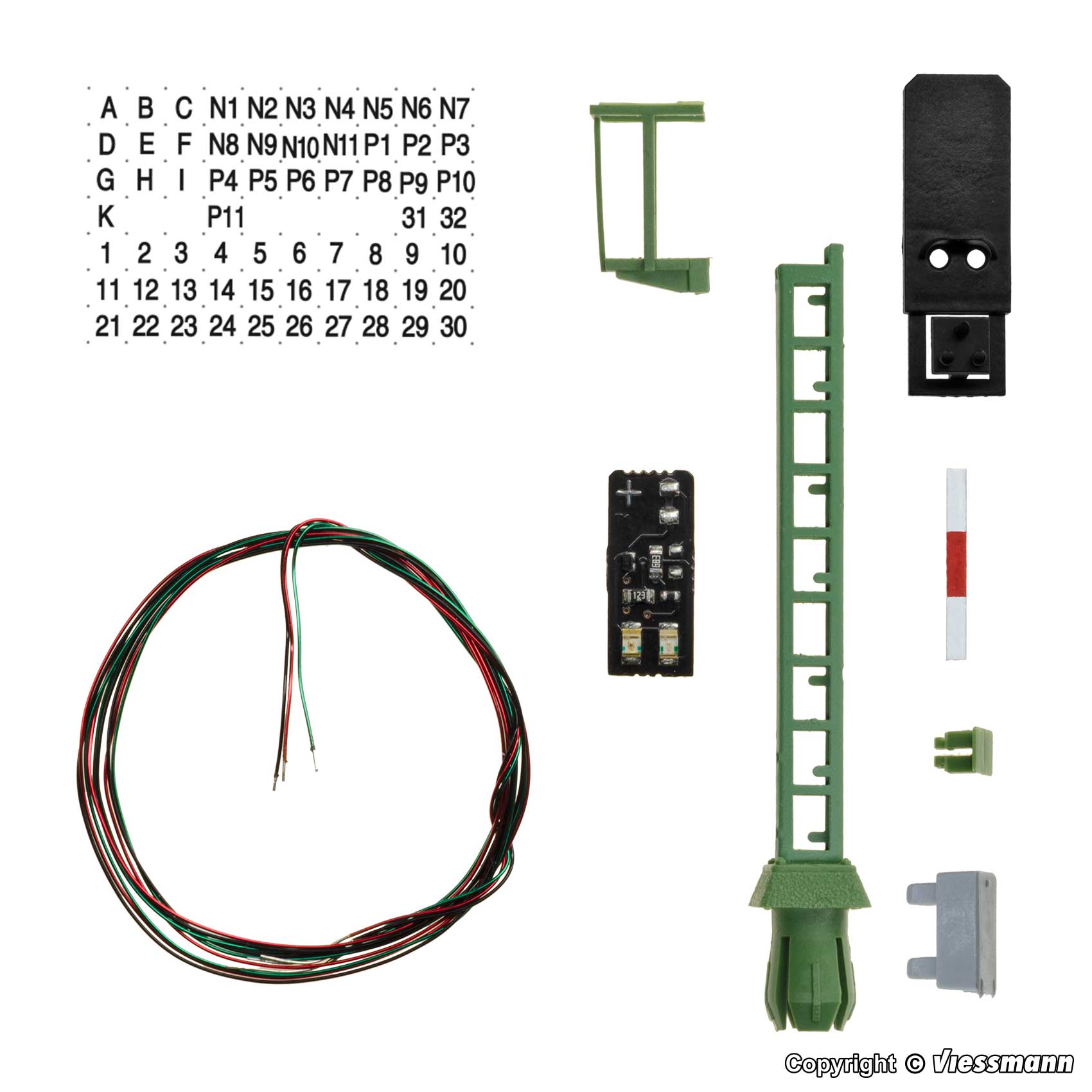 Viessmann 6731 H0 Bausatz Licht-Blocksignal