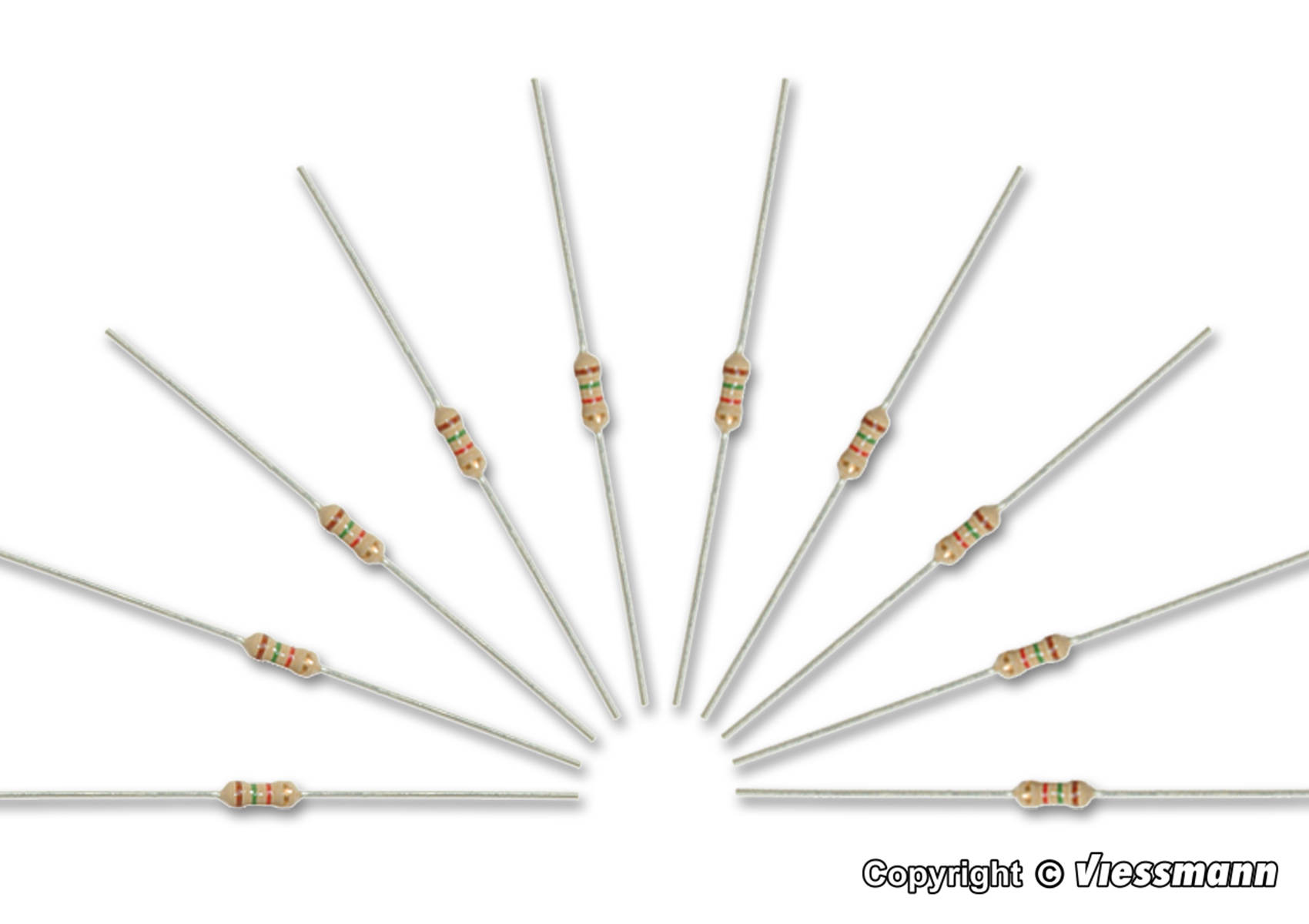 Viessmann 6836 Widerstaende 1,5 kOhm 10 St.