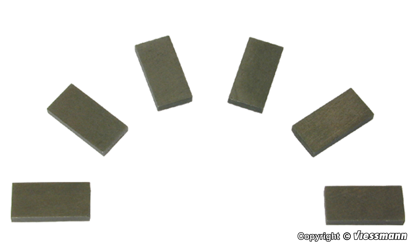 Viessmann 6841 Fahrzeugmagnete 6 St.