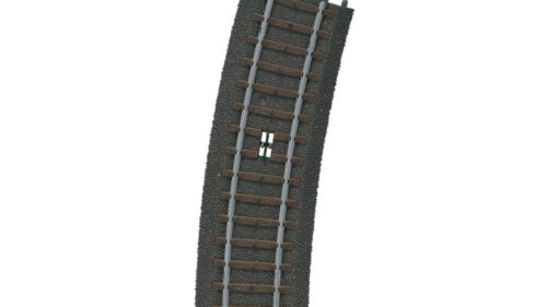 Märklin 24294 Schaltgleis geb.r437,5 mm,15