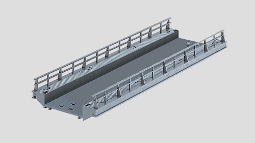 Märklin 74618 Rampenstück ger. 180 mm