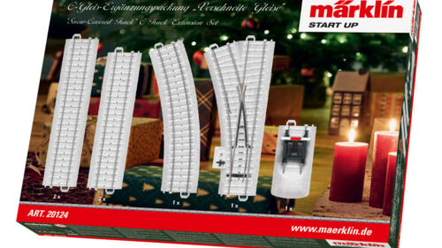 Märklin 20124 C-Erg.pack.verschneite Gleise