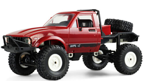 AMEWI 22351 Pick-up Truck 4WD 1:16 Bausatz rot