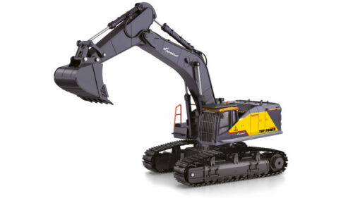 AMEWI 22431 ACV730 Raupenbagger 1:14 RTR anthrazit/gelb