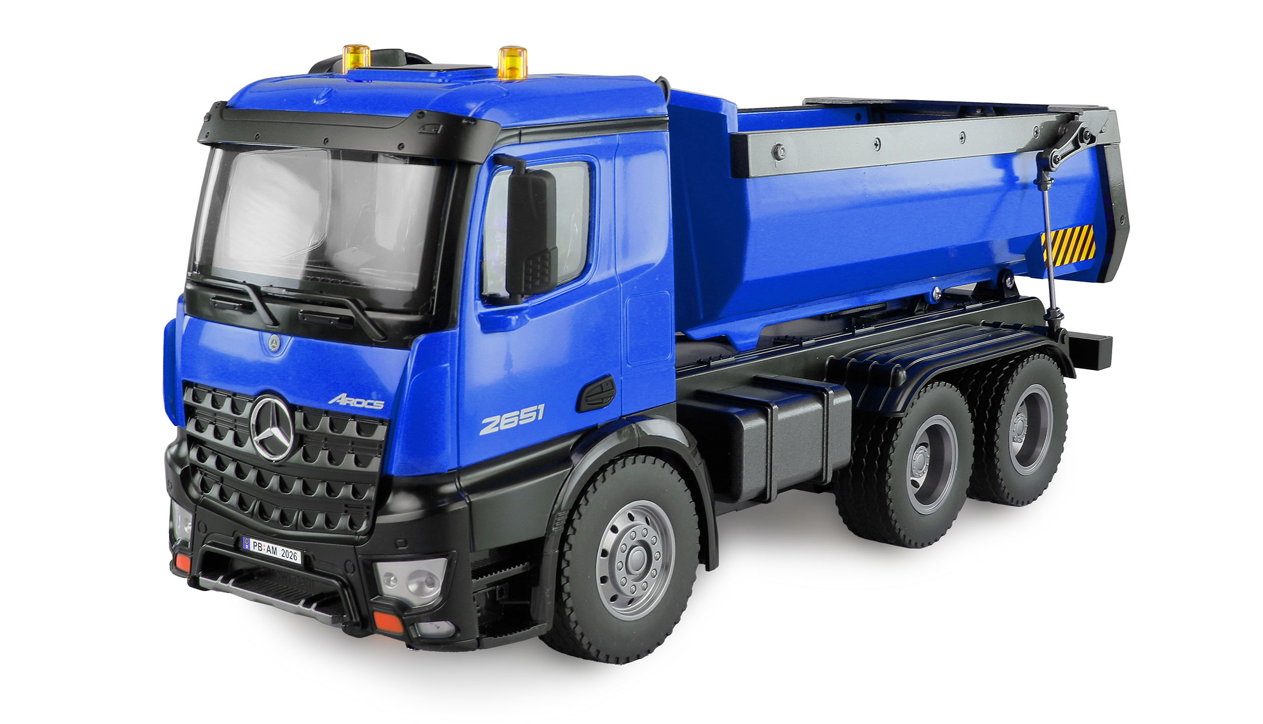 AMEWI 22537 Mercedes-Benz Arocs Muldenkipper 6x4 RTR blau