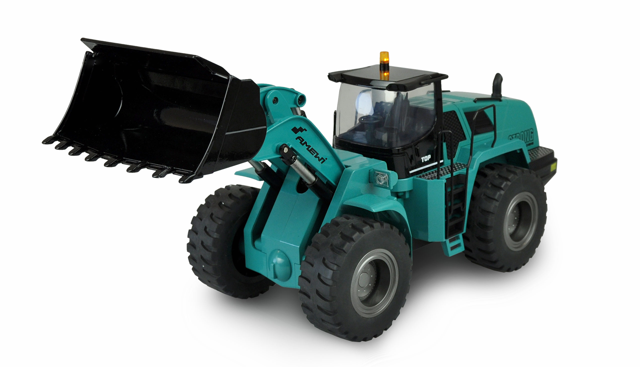 AMEWI 22538 Radlader G485E SE Teilmetall 10-Kanal 1:14 RTR petrol