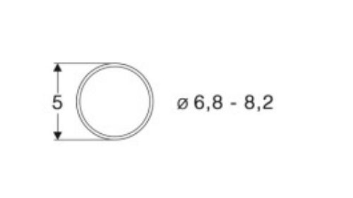 Roco 40067 Haftrings 10Stk.6!8 bis 8!2mm