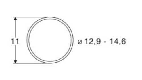 Roco 40070 Haftrings.10Stk.12,9 bis 14,6m