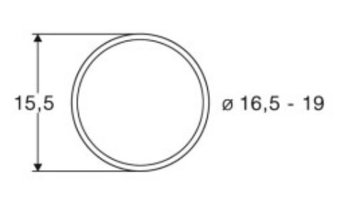 Roco 40072 Haftrings.10Stk.16!5 bis 19mm