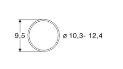 Roco 40074 Haftrings.10Stk. 10,3 bis 12,4