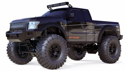 AMEWI 22593 Dirt Climbing PickUp Crawler 4WD 1:10 RTR schwarz