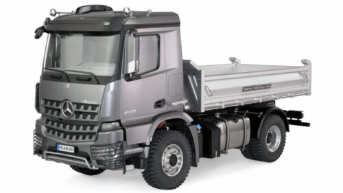 AMEWI 22611 Mercedes-Benz Arocs Hydraulik Muldenkipper Pro 4x4 1:14 RTR grau