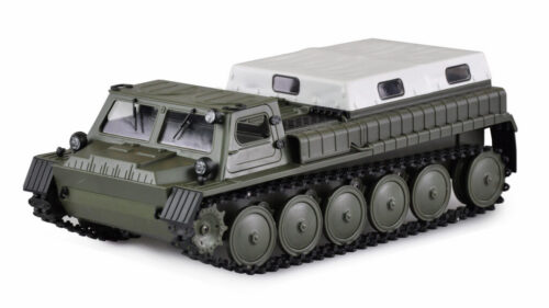 AMEWI 22617 Gepanzertes Kettenfahrzeug 1:16 RTR olivgrün/weiß