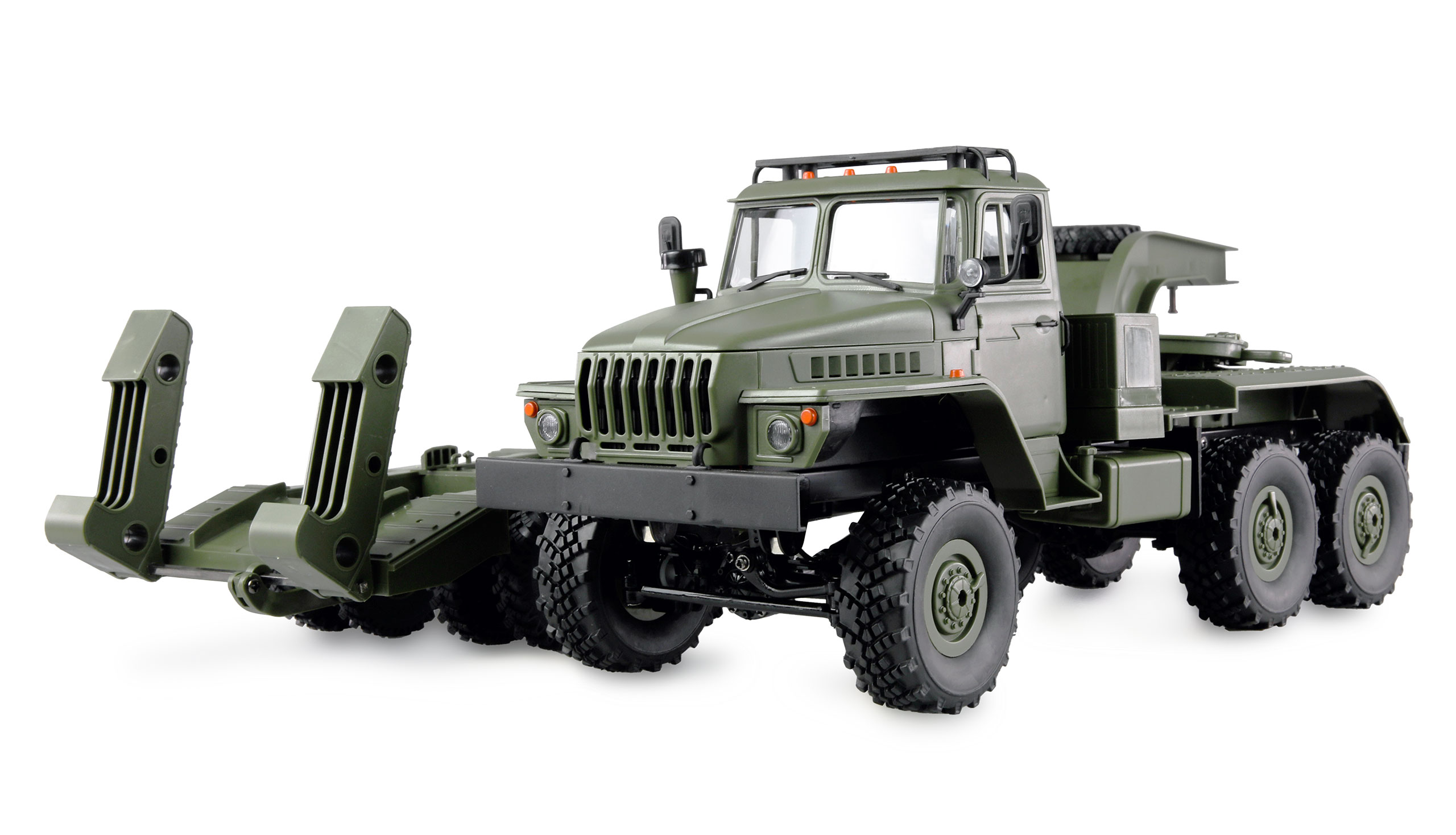 AMEWI 22671 Ural B36 Militär LKW 6WD mit Tieflader 1:16 RTR