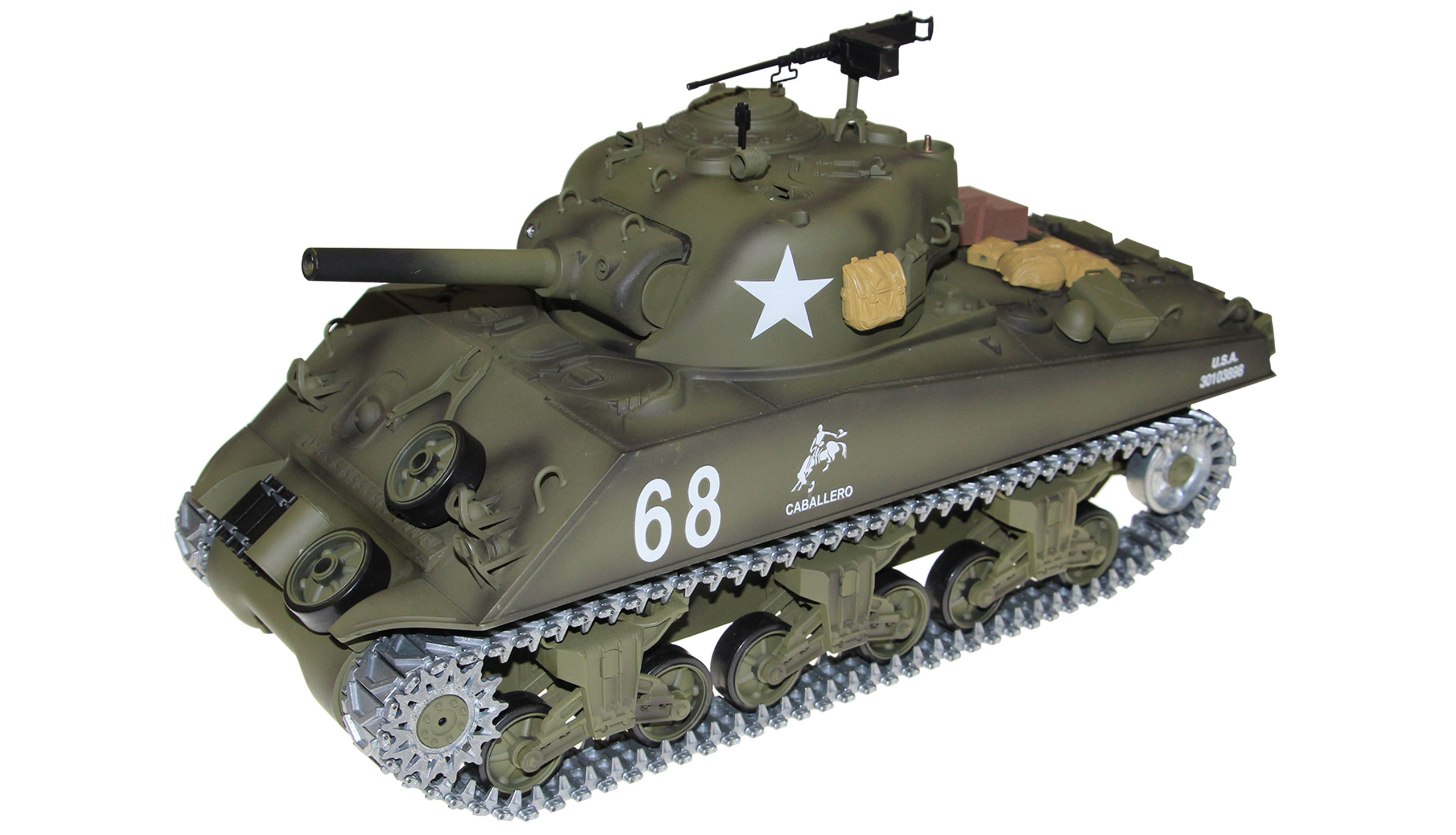 AMEWI 23055 U.S.M4A3 Sherman 1:16 Professional Line IR/BB