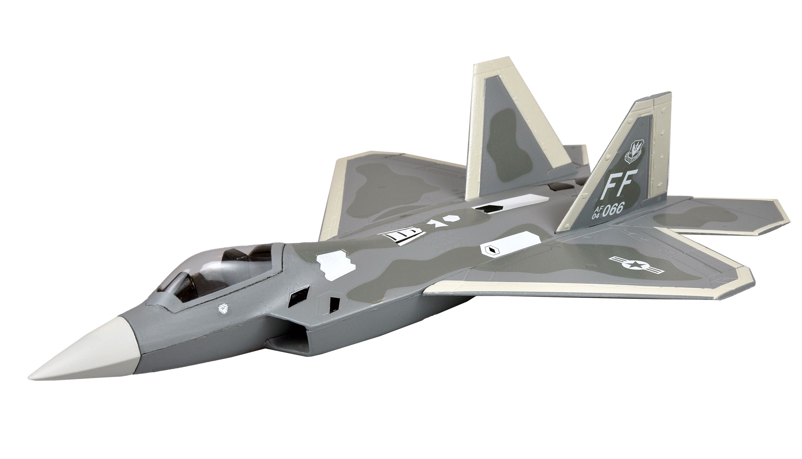 AMEWI 24117 AMXFlight F-22 Raptor Jet EPO PNP grau