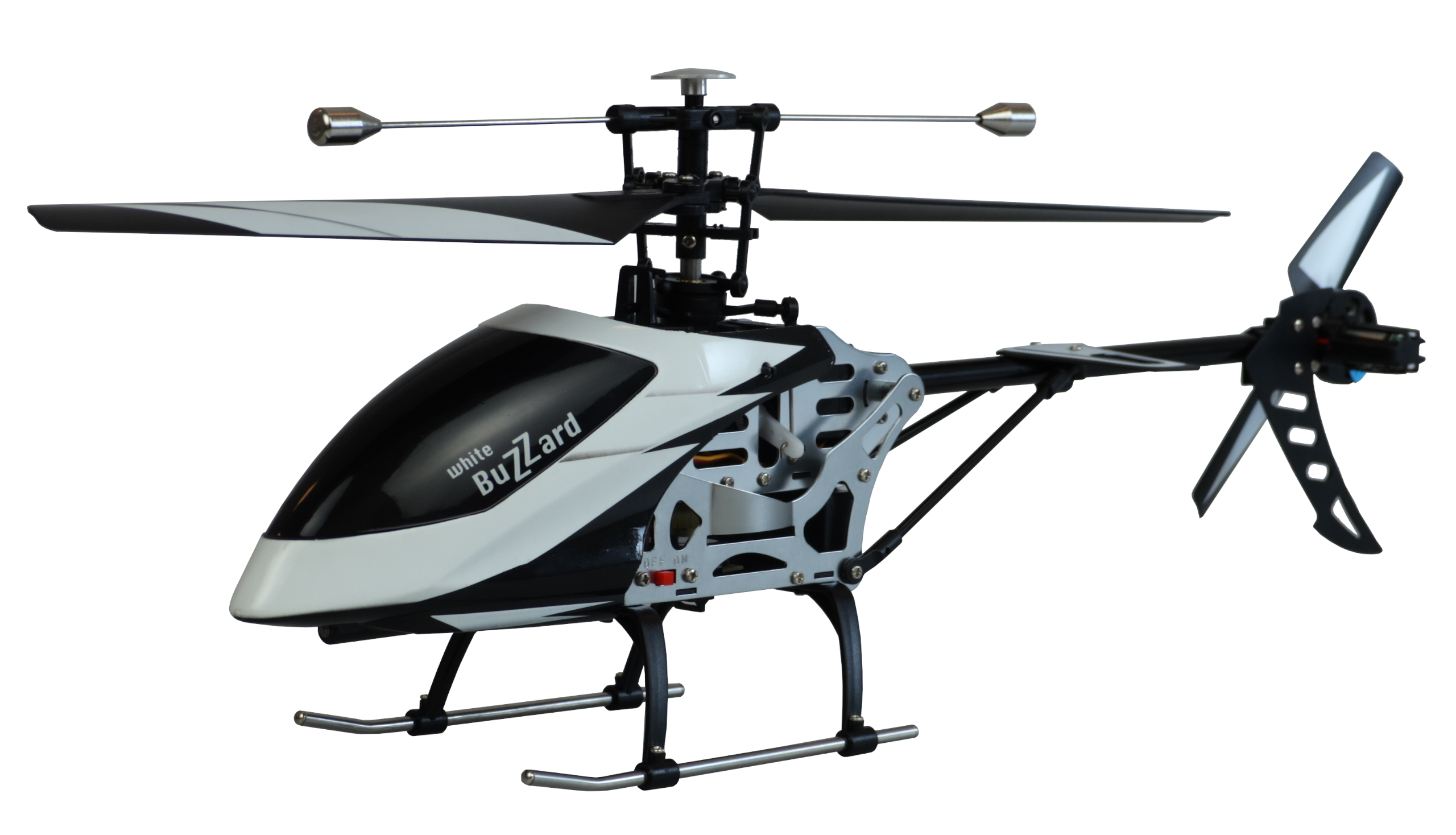 AMEWI 25317 Buzzard V2 Single-Rotor-Helikopter 4-Kanal RTF weiß
