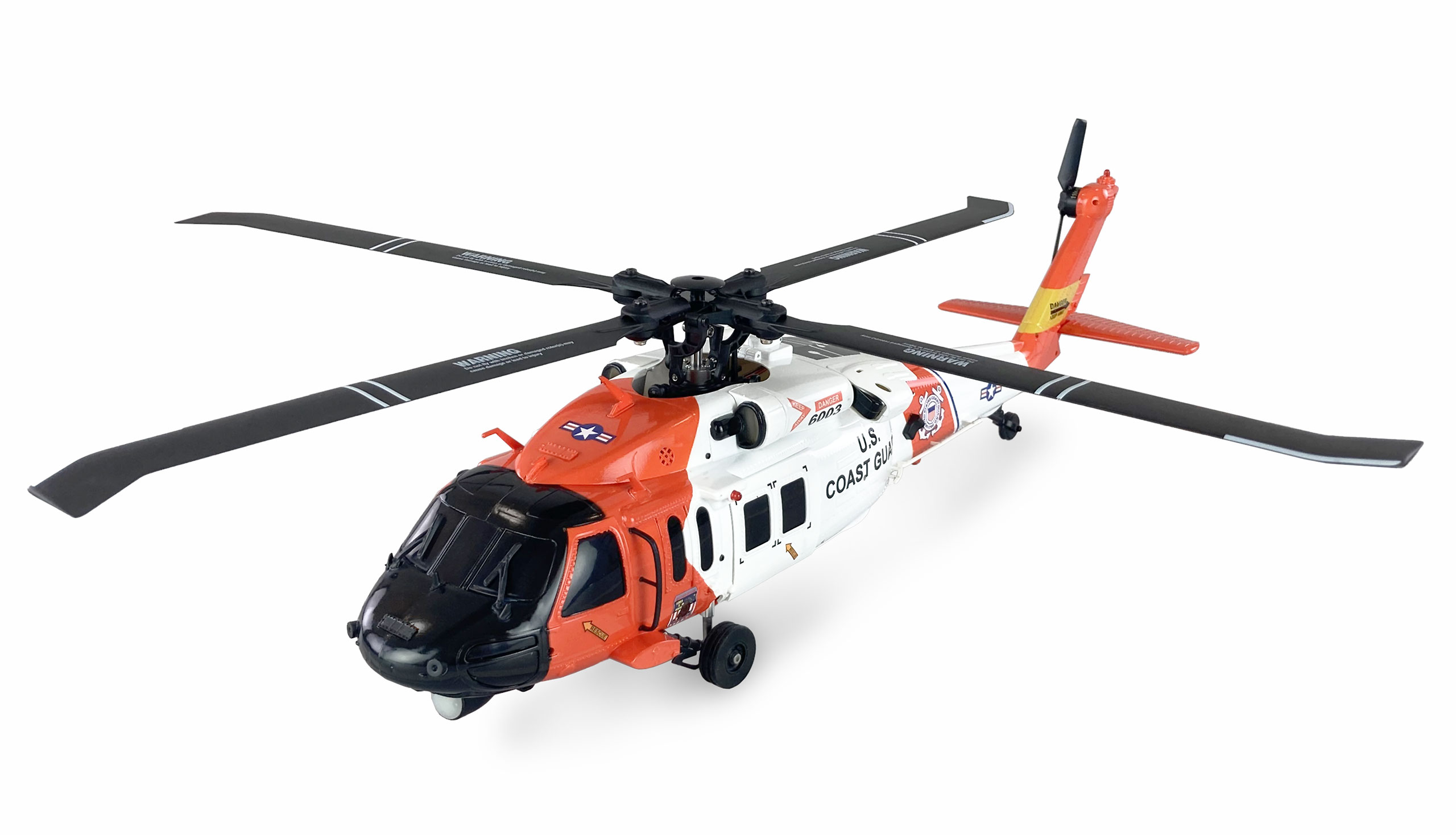 AMEWI 25337 UH60 Black Hawk Coastguard Helikopter 6G/3D GPS RTF