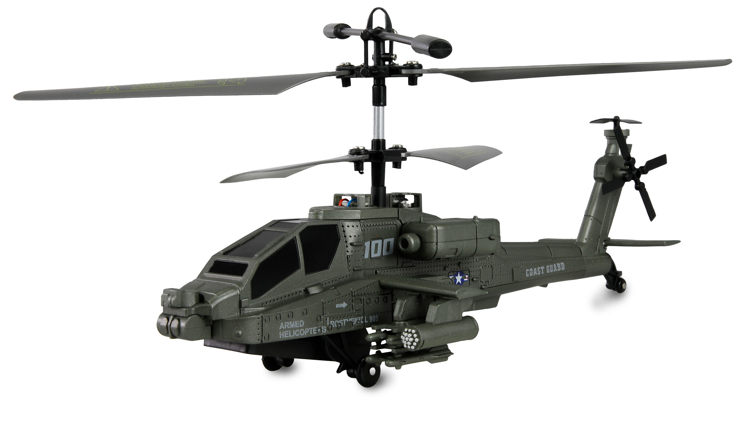 AMEWI 25350 Apache AH-64 Helikopter Koaxial 3,5-Kanal RTF