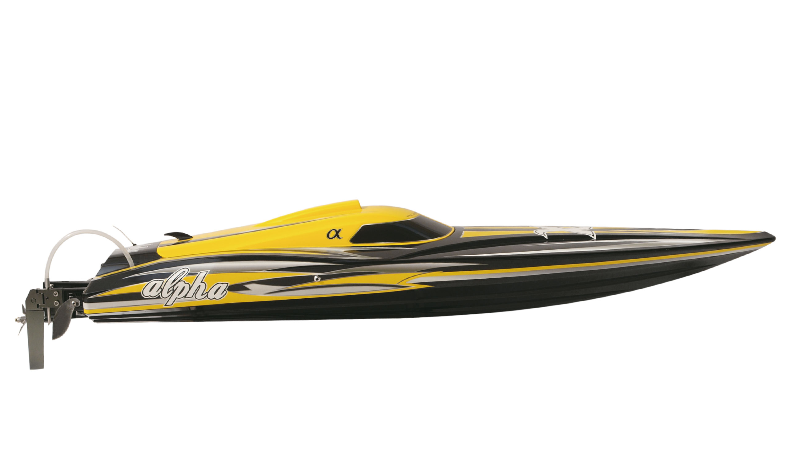 AMEWI 26054 Alpha Mono-Rennboot 1060mm brushless 4-6S gelb