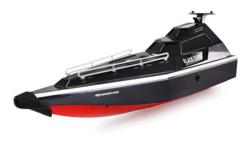 AMEWI 26112 Black Turbo Militärboot mit Jetantrieb 420mm RTR schwarz