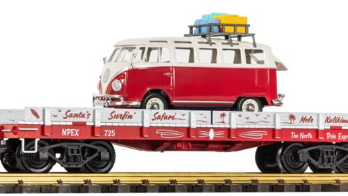 PIKO 38312 G-Autotransportwg. Christmas Auto Transport VW T1