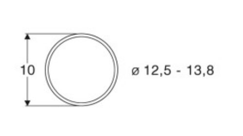 Roco 40066 Haftringsatz 12,5 bis 13,8mm