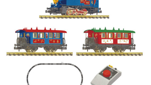 Fleischmann 5160007 Analog Startset Weihnachtszug Dampflok BR 80+Personenwagen