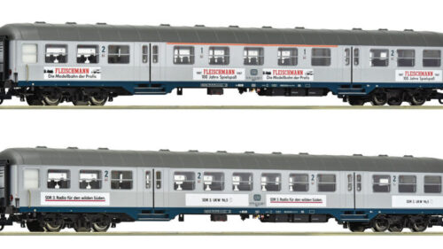 Roco 6200206 2er Set Silberling 2. Kl. DB + Werbung