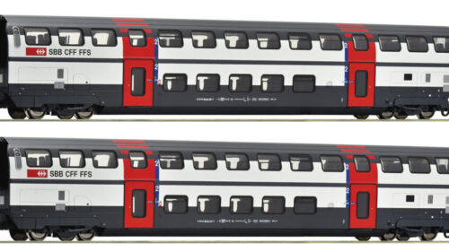 Roco 6200216 2er Set 2. Kl. Doppelstockwagen IC2000 #1