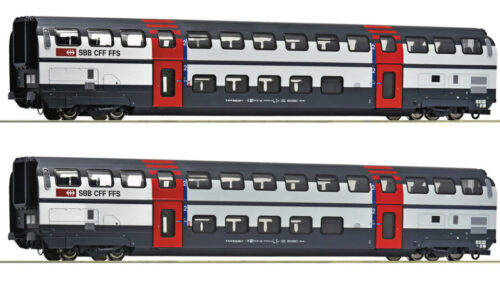 Roco 6200217 2er Set 2. Kl. Doppelstockwagen IC2000 #2