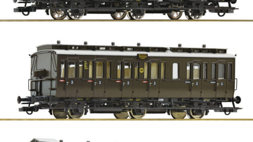 Roco 6200254 3er Set Abteilwagen DRG