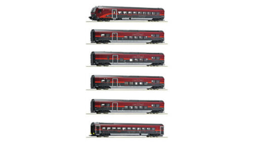 Roco 6210178 6er Set Railjet ÖBB DCC+Innenbeleuchtung