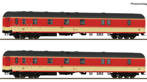 Roco 6210180 2er Set Bahnpostwagen ÖBB Jaffa DCC+Innenbeleuchtung