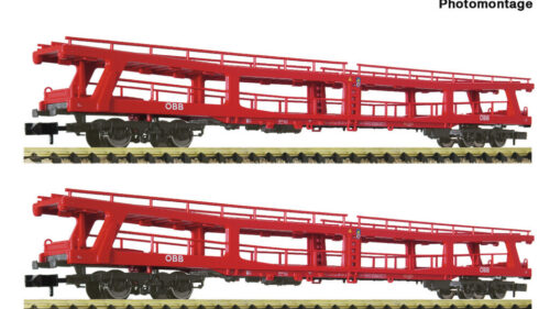 Fleischmann 6260049 2er Set Autotransportwagen DDm ÖBB