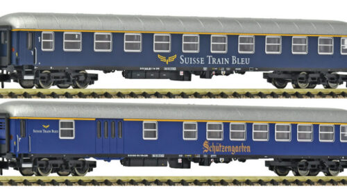 Fleischmann 6260083 2er Set Personenwagen Suisse Train Bleue