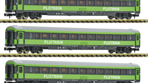 Fleischmann 6260086 3er Set Personenwagen Flixtrain #2