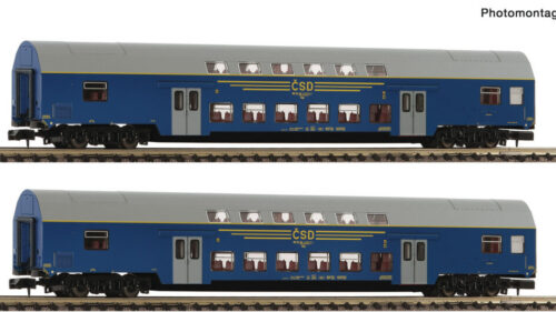 Fleischmann 6260092 2er Set DoSto Wagen CSD
