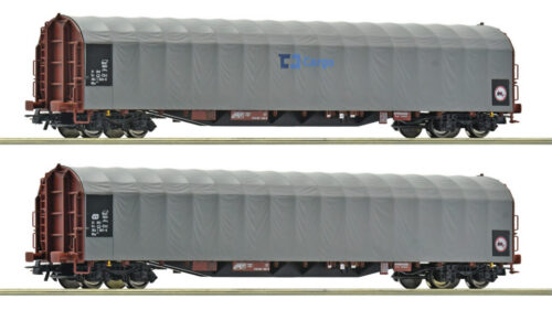 Roco 6600159 2er Set Schiebeplanenwag. CD C