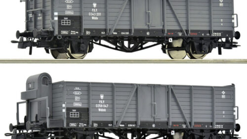 Roco 6600216 2er Set offene Güterwagen Wddo PKP