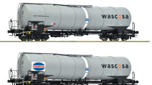 Roco 6600232 2er Set Kesselwagen Zacns Wascosa/Tamoil