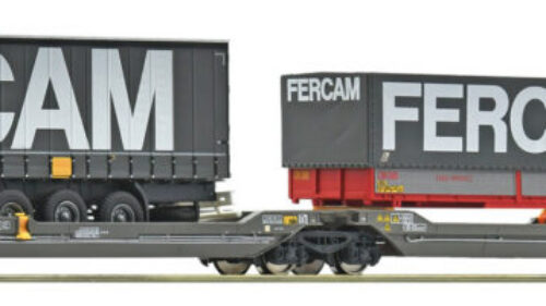 Roco 6600235 Doppeltaschenwagen T3000e Hupac+Fercam