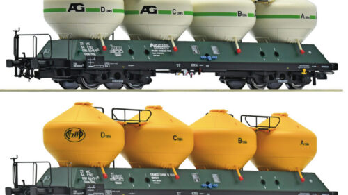 Roco 6600236 2er Set Silowagen Raj CSD