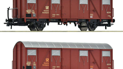 Roco 6600248 2er Set gedeckte Güterwagen Post