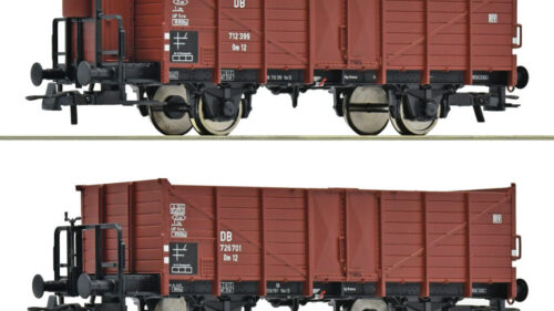 Roco 6600267 2er Set offene Güterwagen Omm 12 DB